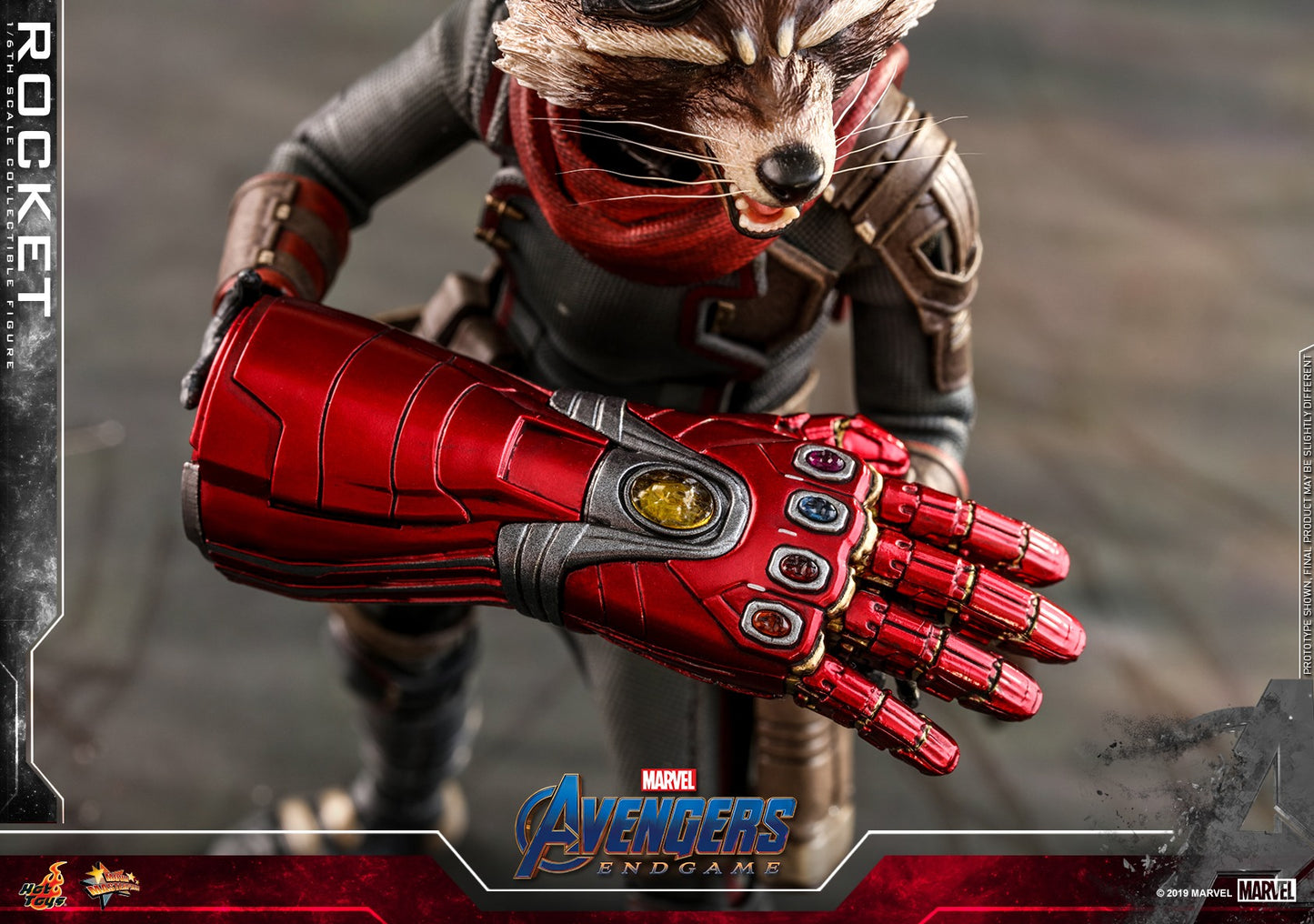 Pedido Figura Rocket - Avengers Endgame marca Hot Toys MMS548 escala 1/6