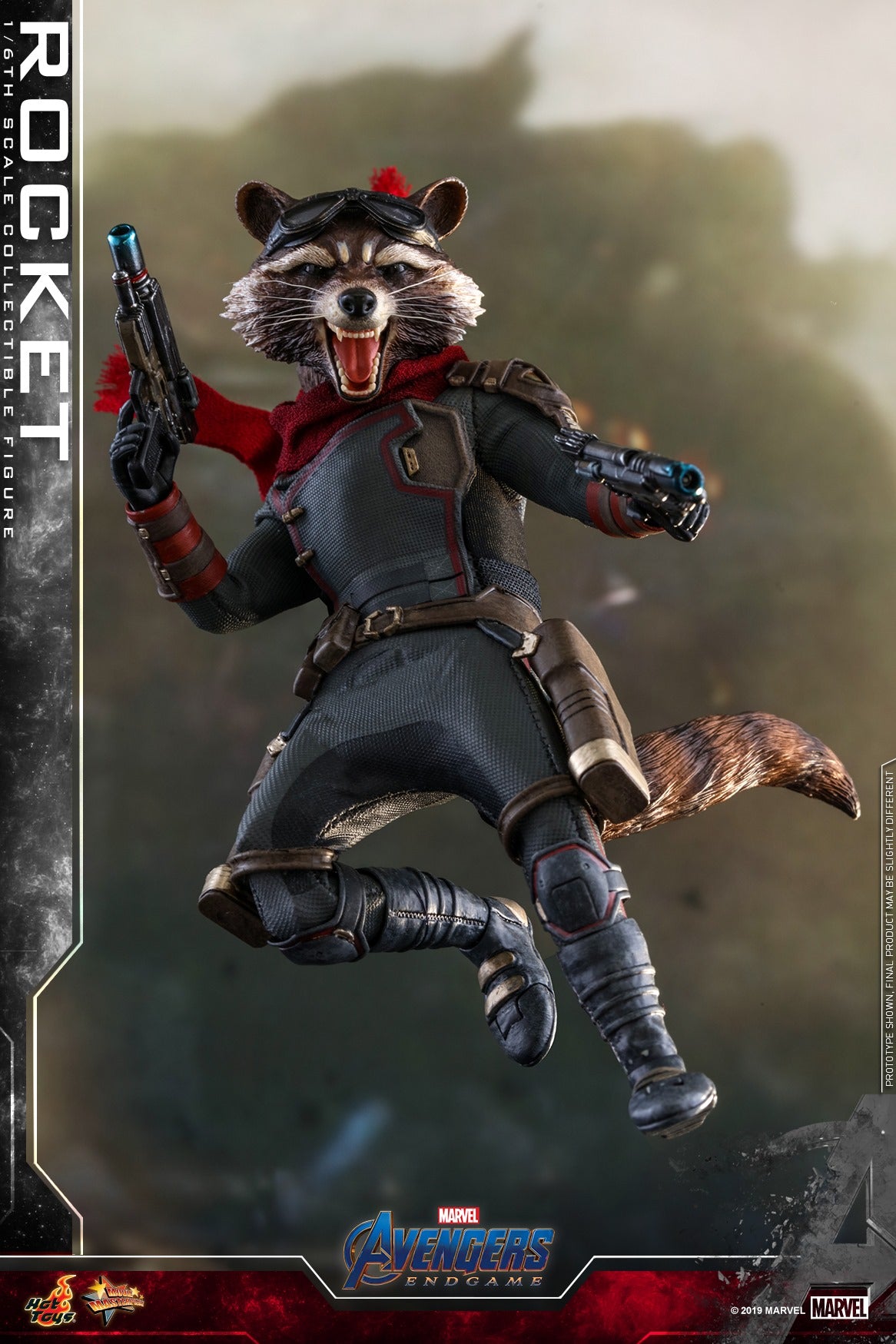 Pedido Figura Rocket - Avengers Endgame marca Hot Toys MMS548 escala 1/6