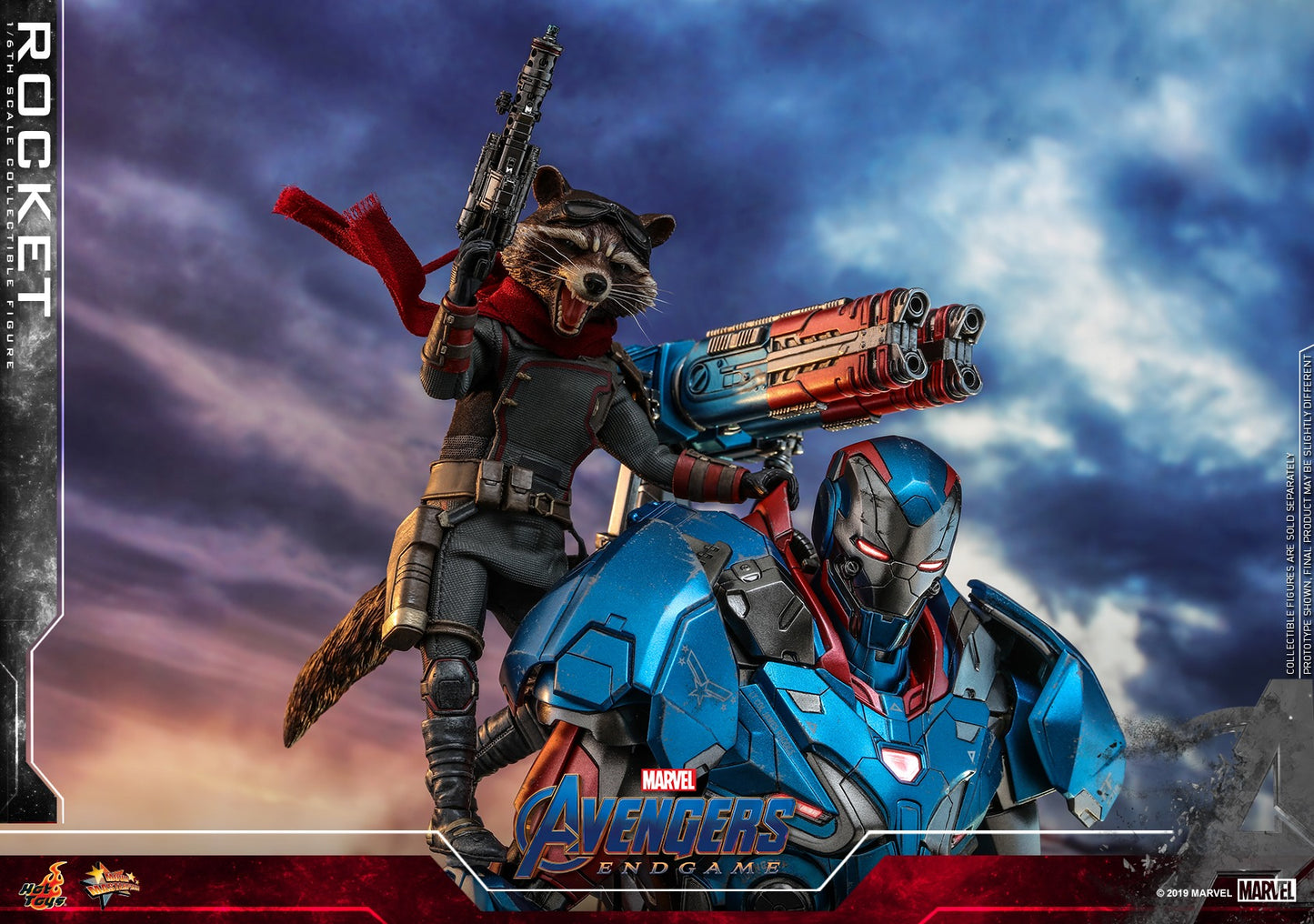 Pedido Figura Rocket - Avengers Endgame marca Hot Toys MMS548 escala 1/6