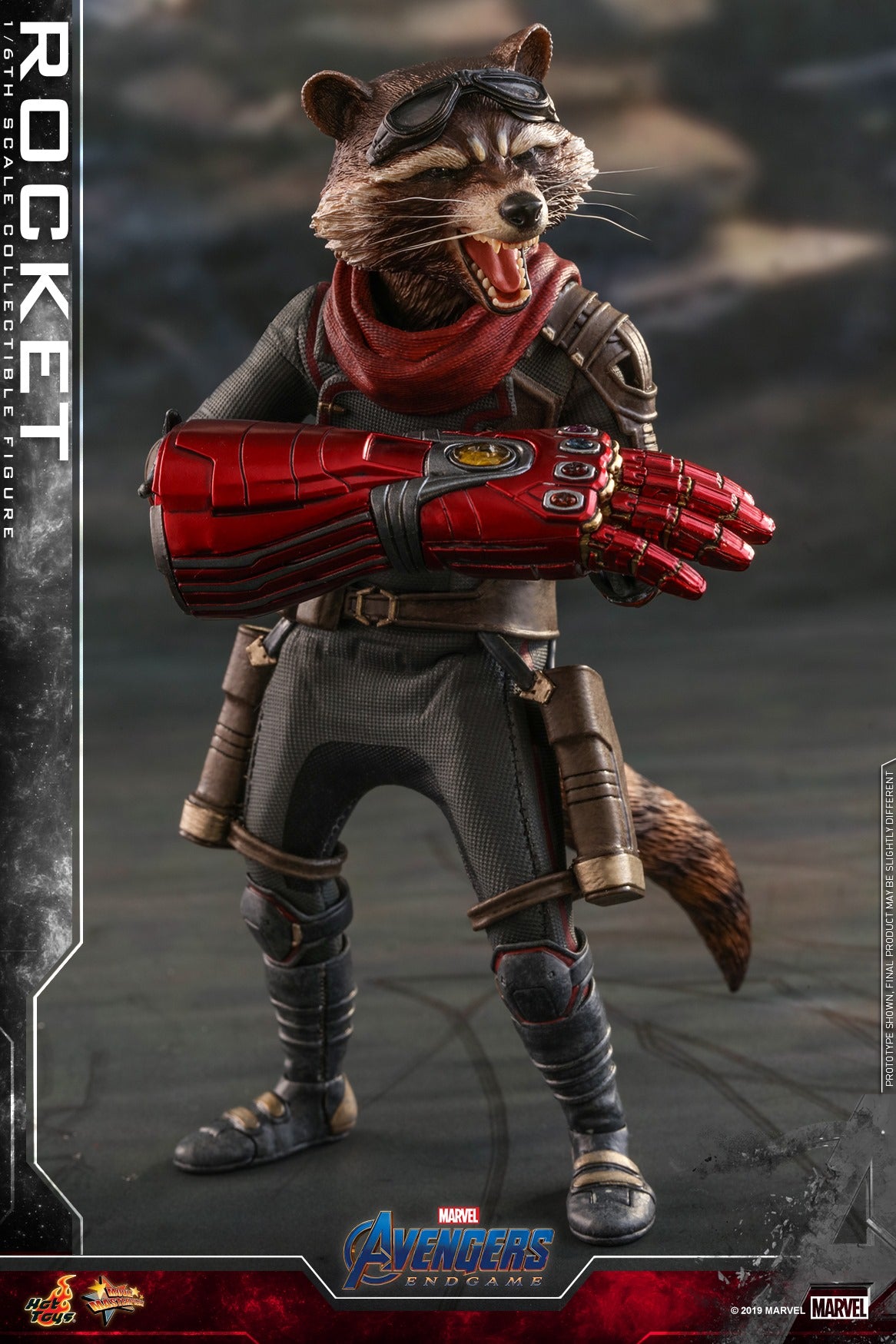 Pedido Figura Rocket - Avengers Endgame marca Hot Toys MMS548 escala 1/6
