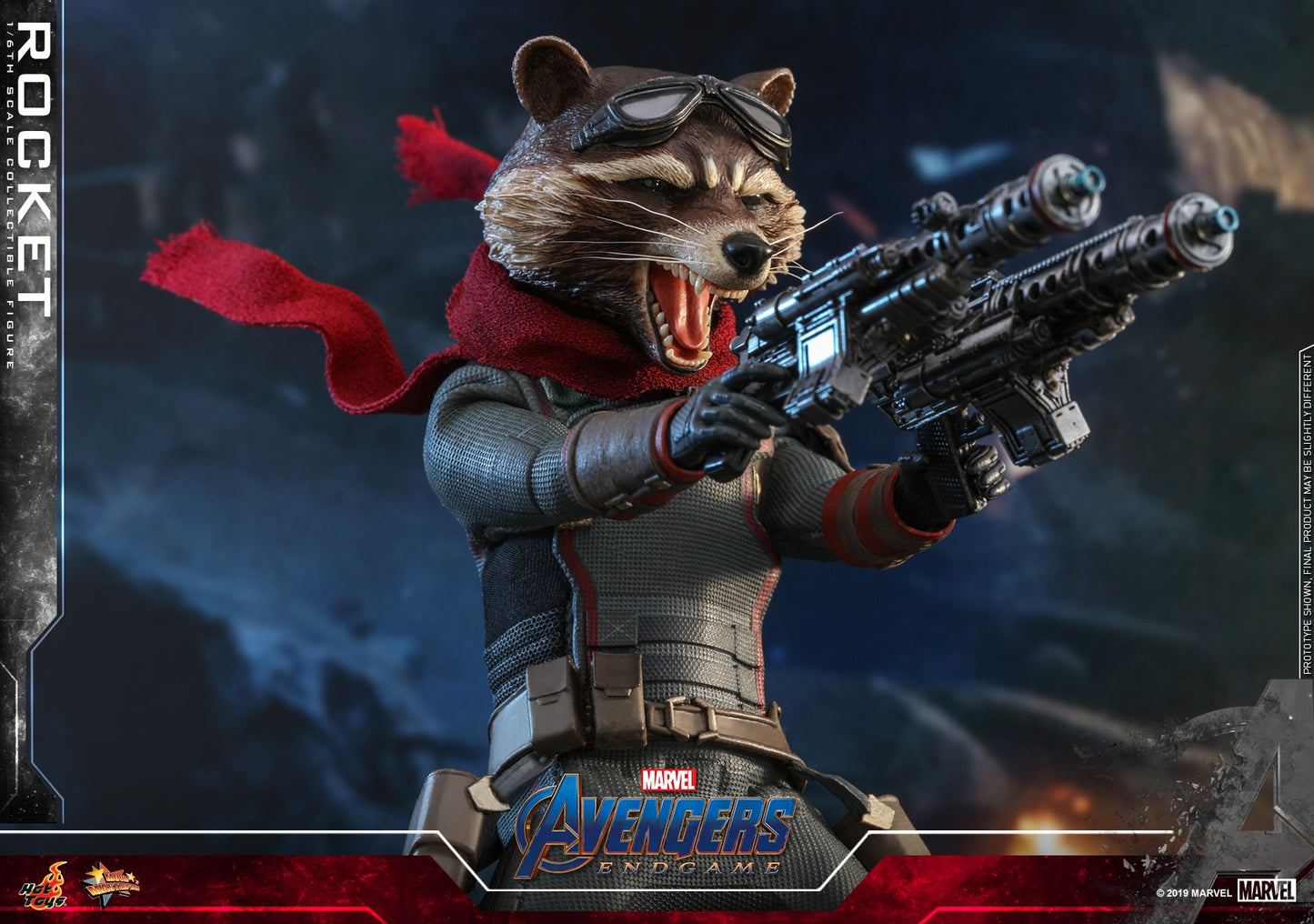 Pedido Figura Rocket - Avengers Endgame marca Hot Toys MMS548 escala 1/6