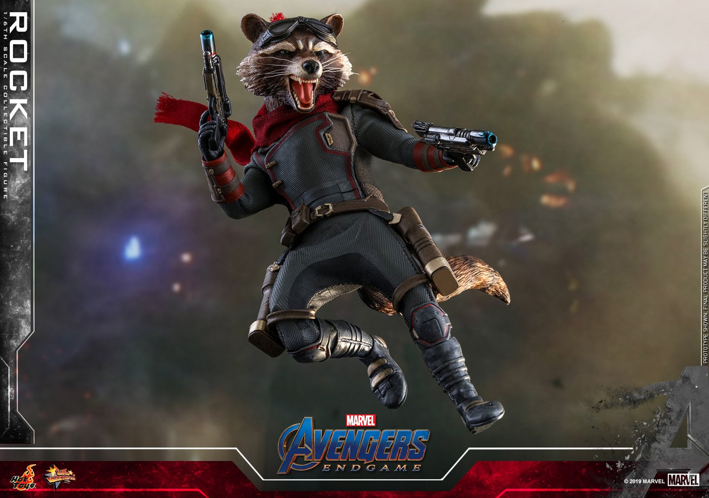 Pedido Figura Rocket - Avengers Endgame marca Hot Toys MMS548 escala 1/6