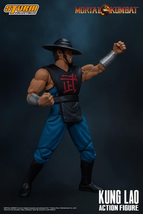 Pedido Figura Kung Lao - Mortal Kombat 2 Vs Series marca Storm Collectibles escala pequeña 1/12