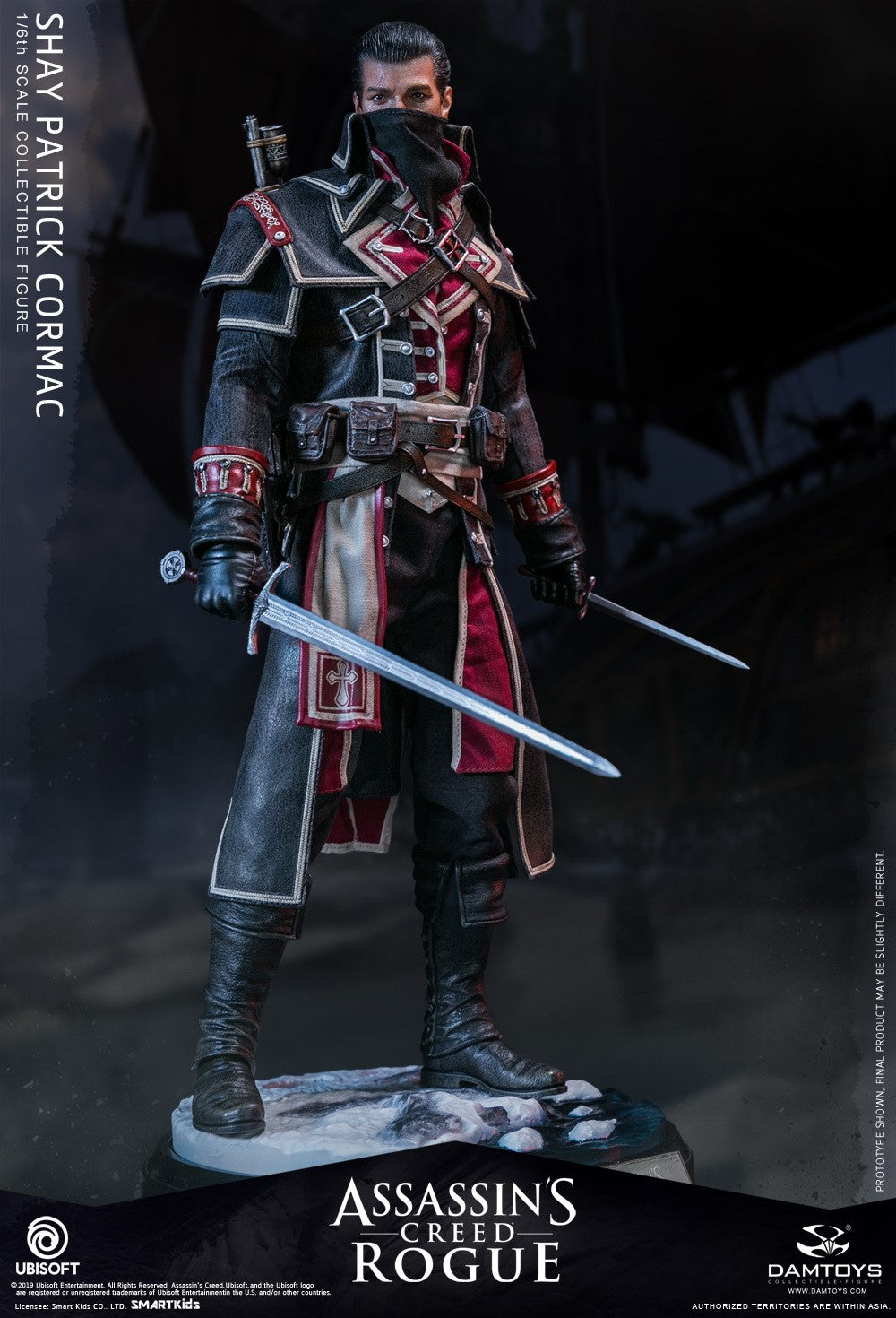 Pedido Figura Shay Patrick Cormac en Assassin's Creed Rogue marca Damtoys DMS011 escala 1/6