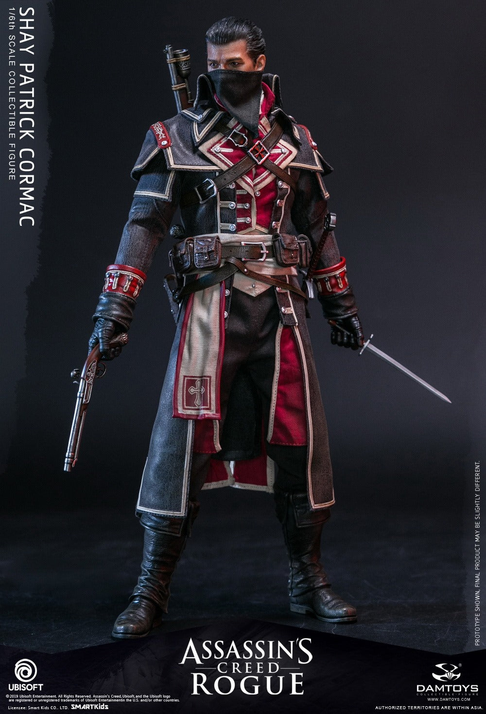 Pedido Figura Shay Patrick Cormac en Assassin's Creed Rogue marca Damtoys DMS011 escala 1/6