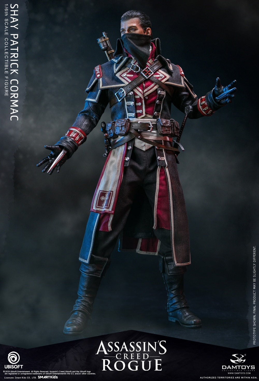 Pedido Figura Shay Patrick Cormac en Assassin's Creed Rogue marca Damtoys DMS011 escala 1/6