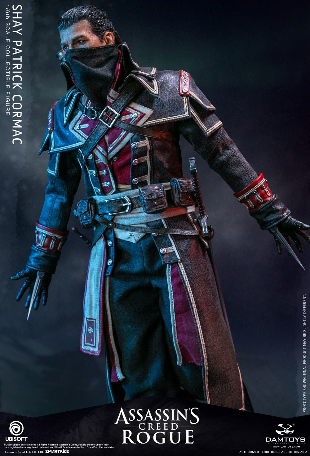 Pedido Figura Shay Patrick Cormac en Assassin's Creed Rogue marca Damtoys DMS011 escala 1/6