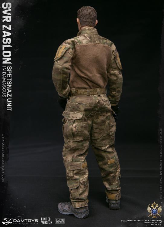 Preventa Figura SVR Zaslon in Damascus (Limited Version) - Russian Spetsnaz Unit marca Damtoys 78093F escala 1/6