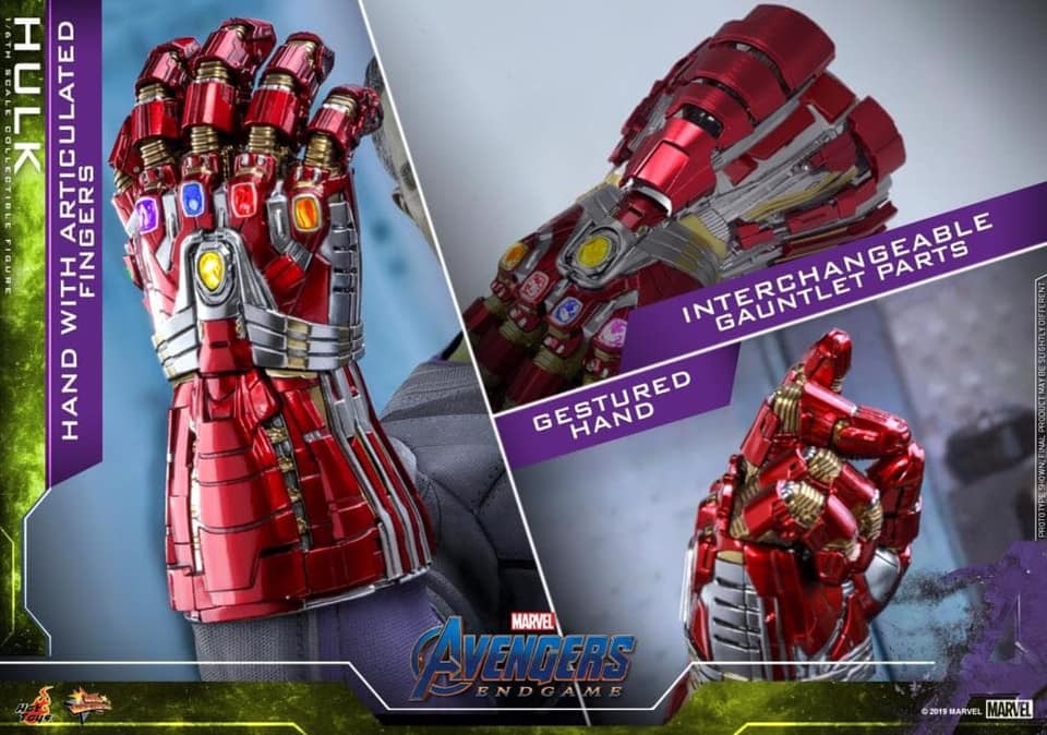 Pedido Figura Hulk - Avengers: Endgame marca Hot Toys MMS558 escala 1/6