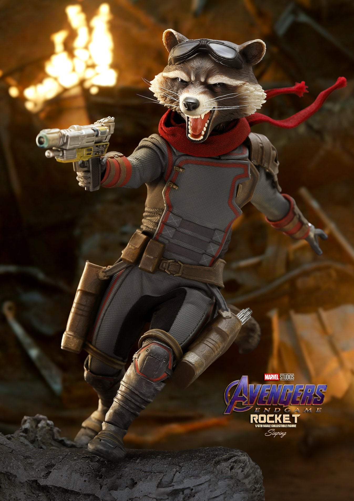 Pedido Figura Rocket - Avengers Endgame marca Hot Toys MMS548 escala 1/6