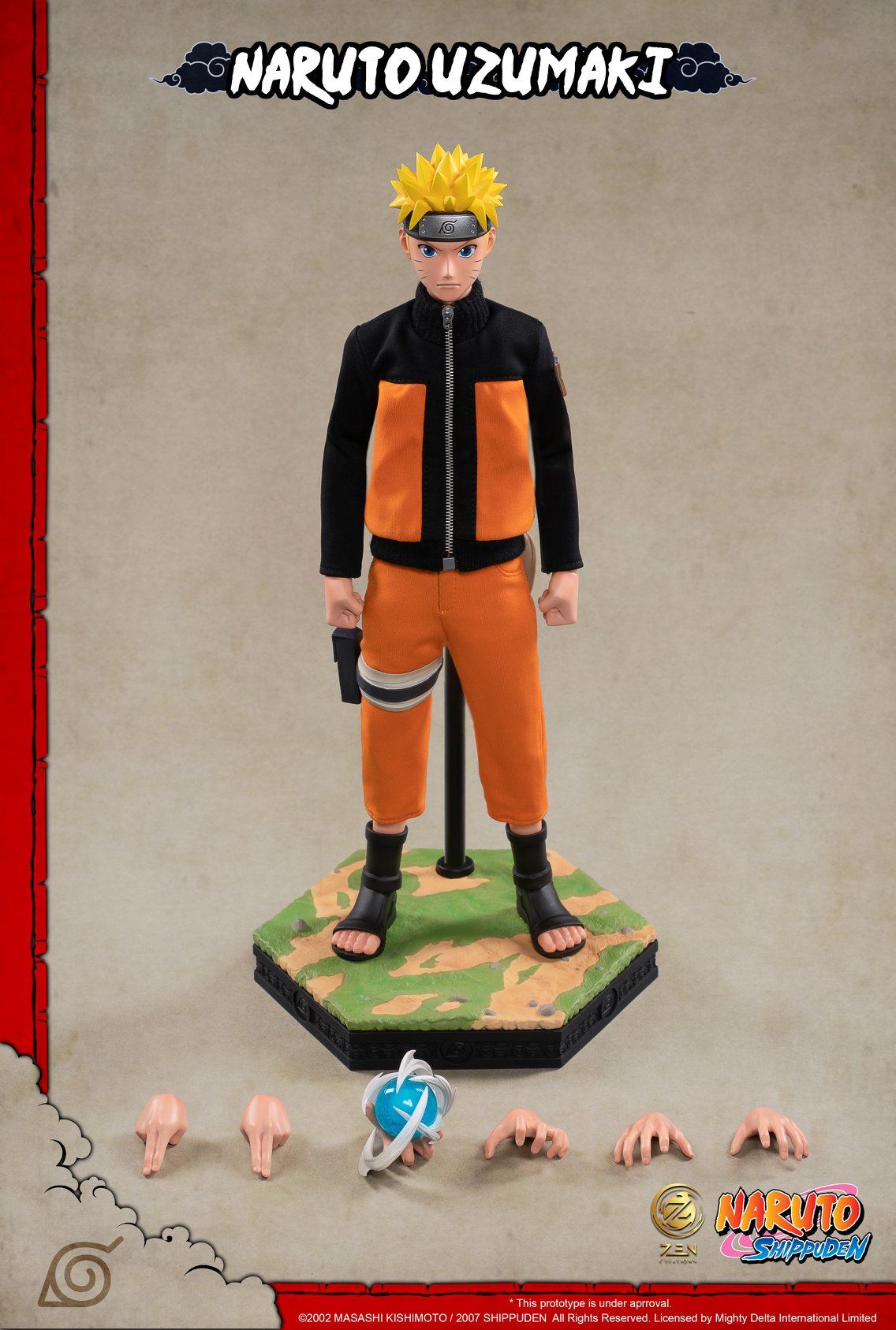 Pedido Figura Naruto Uzumaki (versión normal) (limitada) marca Zen Creations escala 1/6