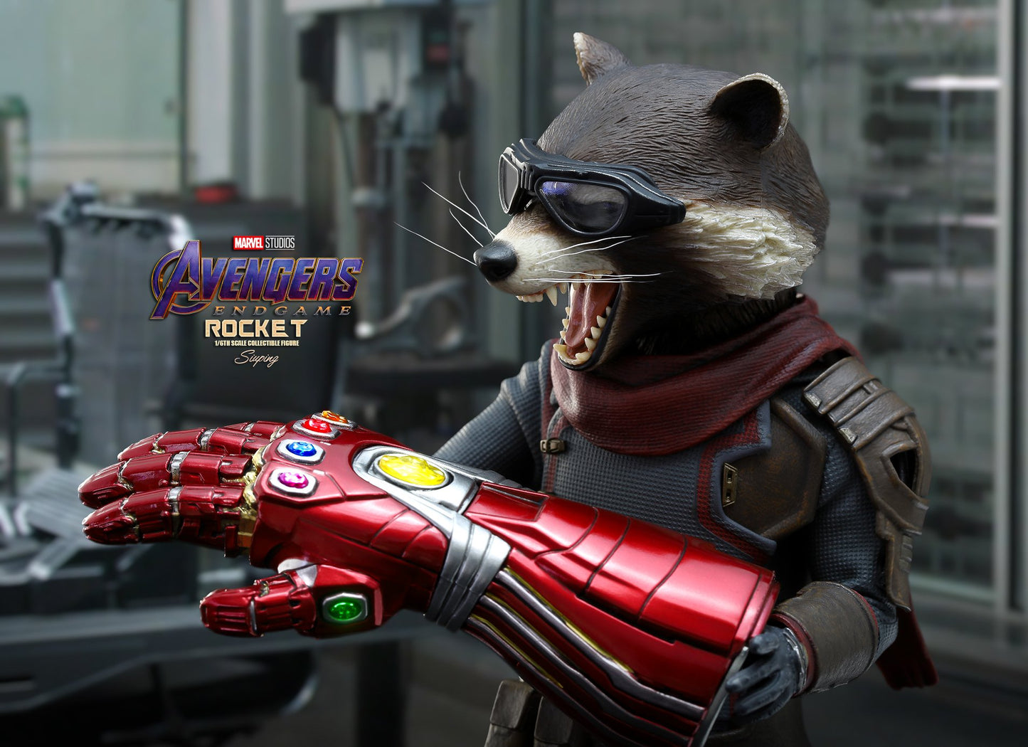 Pedido Figura Rocket - Avengers Endgame marca Hot Toys MMS548 escala 1/6