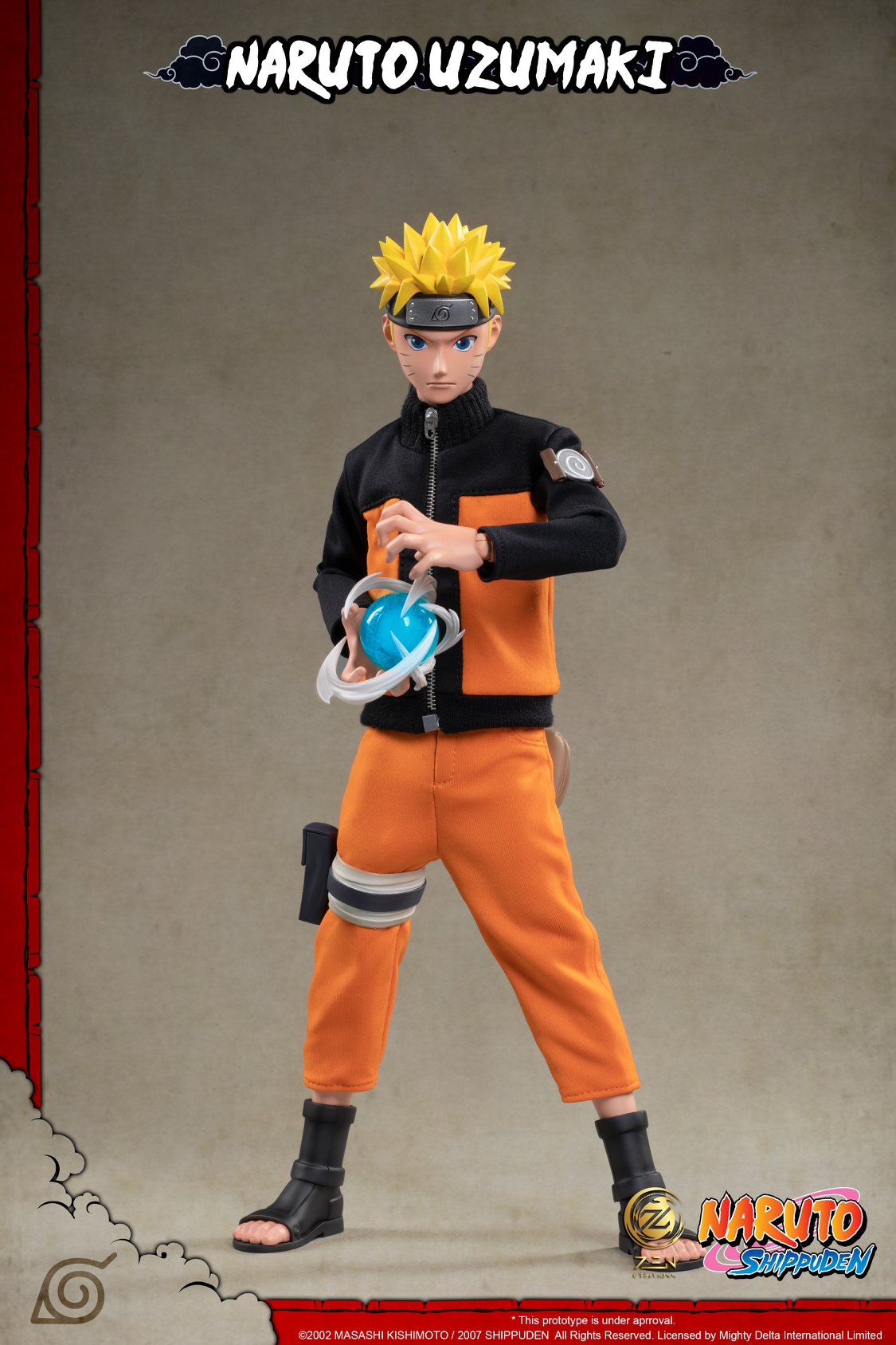 Pedido Figura Naruto Uzumaki (versión normal) (limitada) marca Zen Creations escala 1/6