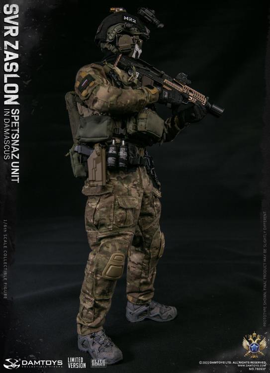 Preventa Figura SVR Zaslon in Damascus (Limited Version) - Russian Spetsnaz Unit marca Damtoys 78093F escala 1/6