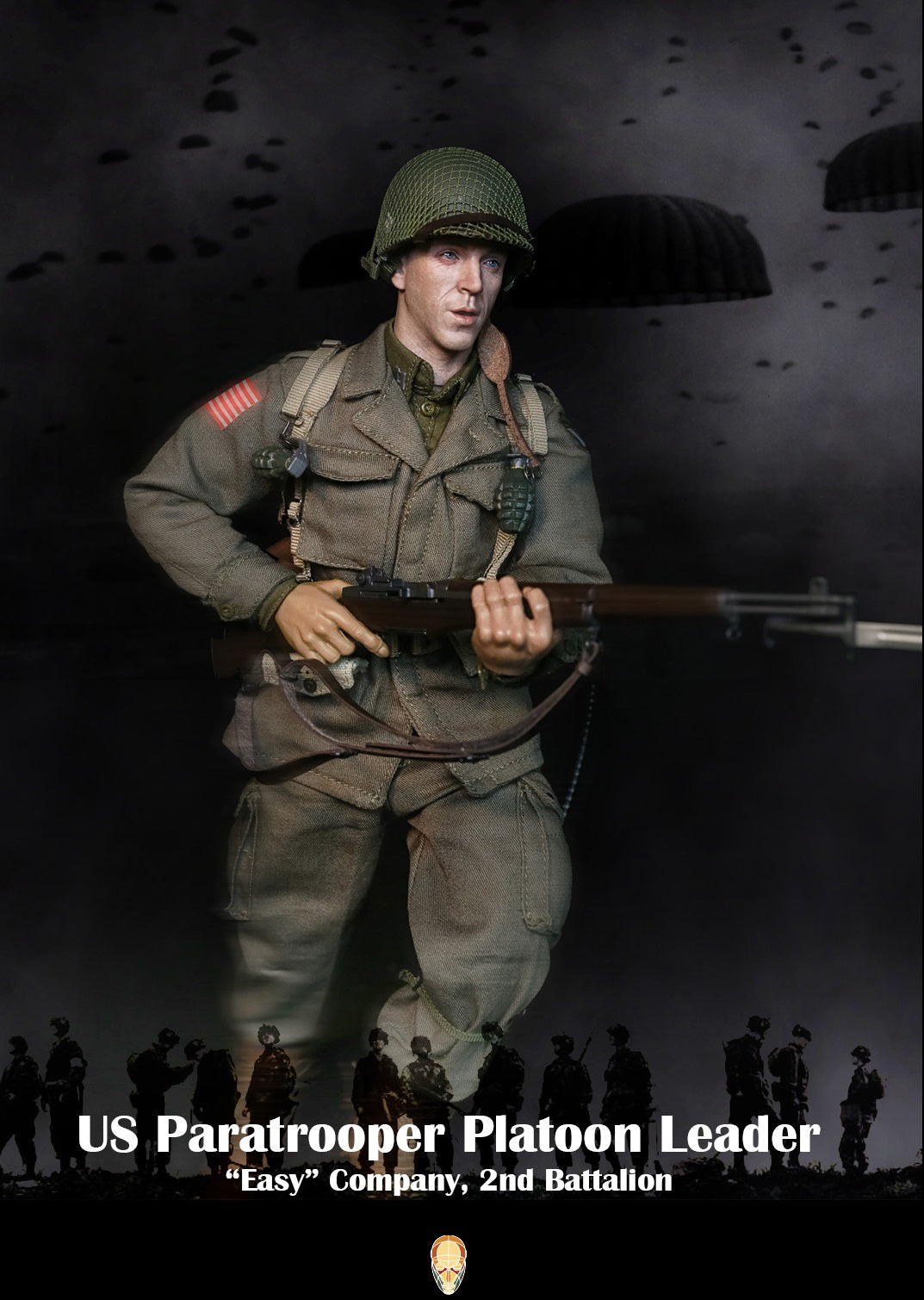 Pedido Figura US Paratrooper Platoon Leader (Special version) - WWII “Easy” Company 2nd Battalion marca Facepool FP-002B escala 1/6