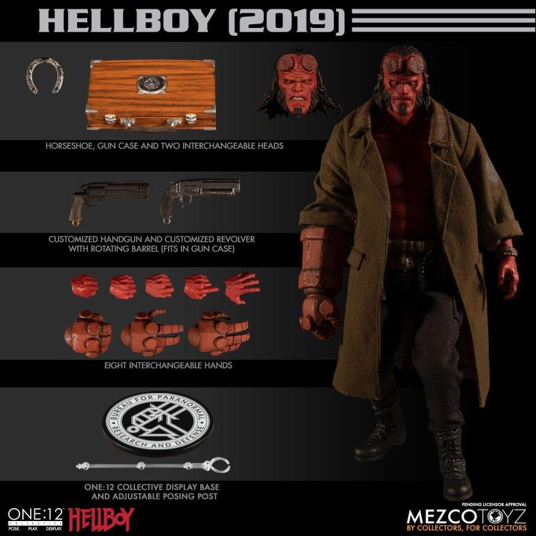 Pedido Figura Hellboy (2019) - One:12 Collective marca Mezco Toyz escala pequeña 1/12
