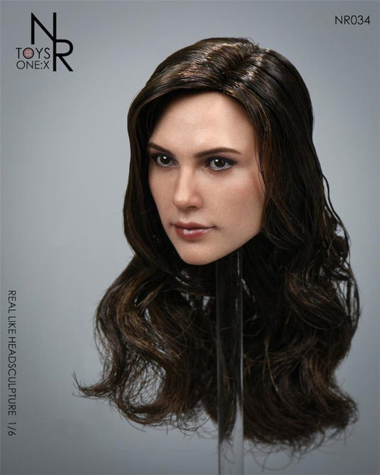 Preventa Cabeza Femenina Gal marca NR Toys NR034 escala 1/6