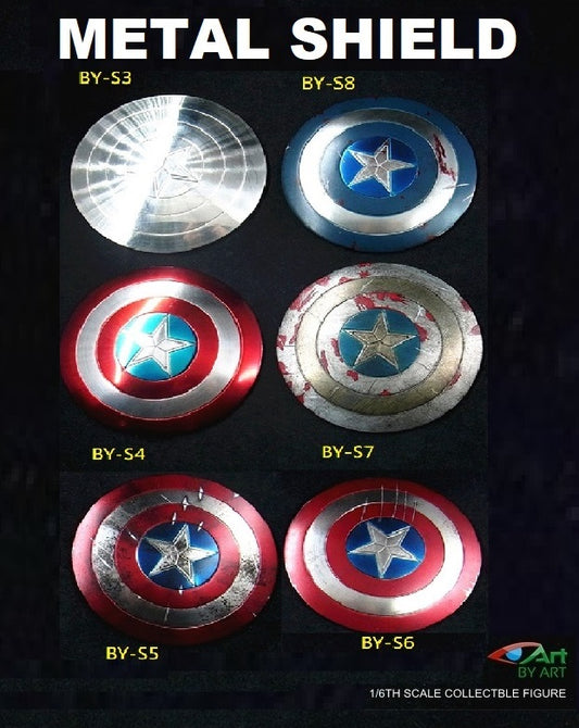 Pedido Escudo Metálico Diecast (6 versiones) marca By-Art escala 1/6