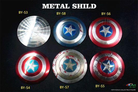 Pedido Escudo Metálico Diecast (6 versiones) marca By-Art escala 1/6