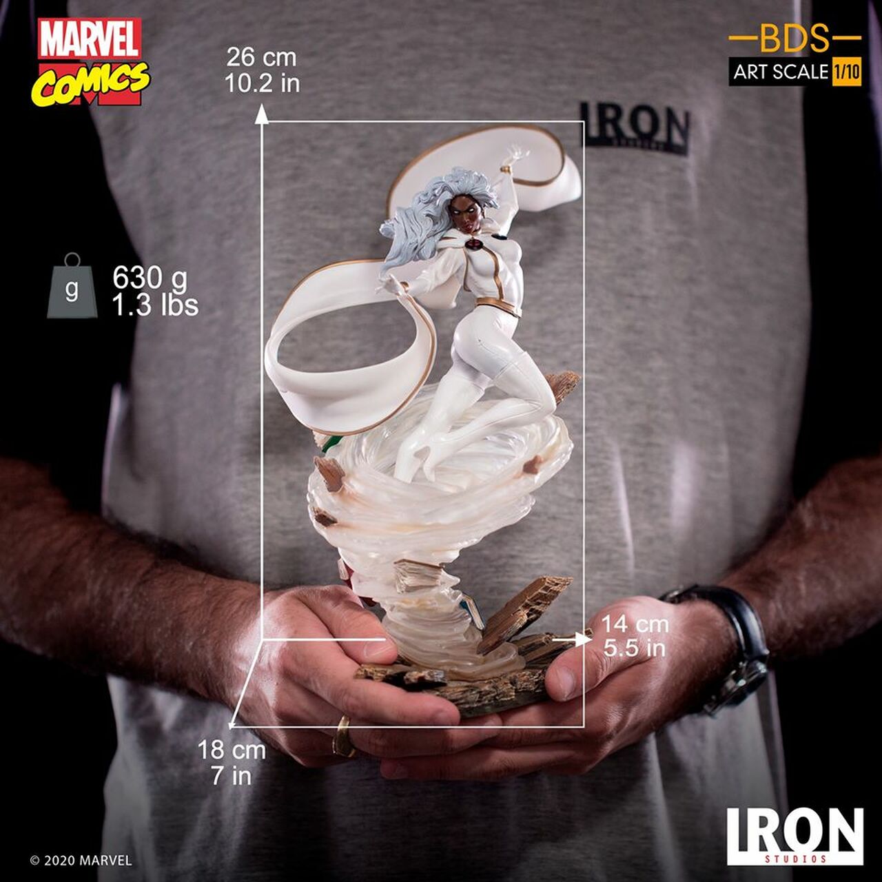 Pedido Estatua Storm - X-Men - Marvel Comics marca Iron Studios - Battle Diorama Series (DBS) escala de arte 1/10