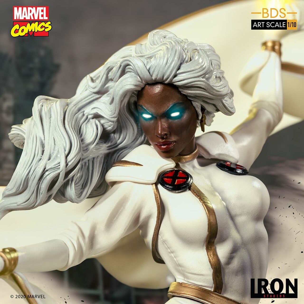 Pedido Estatua Storm - X-Men - Marvel Comics marca Iron Studios - Battle Diorama Series (DBS) escala de arte 1/10