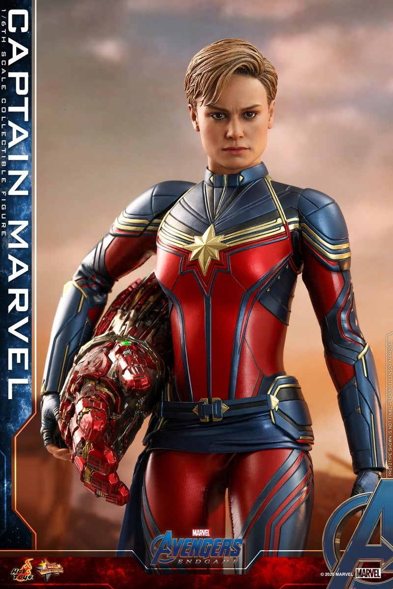 Pedido Figura Captain Marvel - Avengers Endgame marca Hot Toys MMS575 escala 1/6