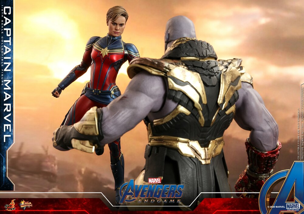 Pedido Figura Captain Marvel - Avengers Endgame marca Hot Toys MMS575 escala 1/6