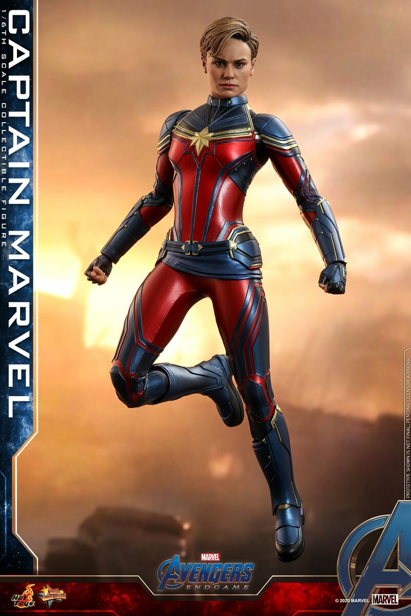 Pedido Figura Captain Marvel - Avengers Endgame marca Hot Toys MMS575 escala 1/6