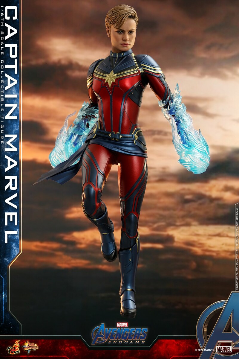 Pedido Figura Captain Marvel - Avengers Endgame marca Hot Toys MMS575 escala 1/6