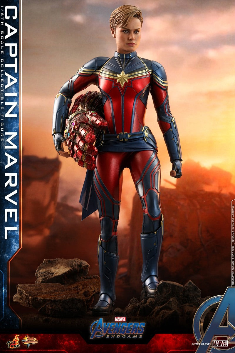 Pedido Figura Captain Marvel - Avengers Endgame marca Hot Toys MMS575 escala 1/6
