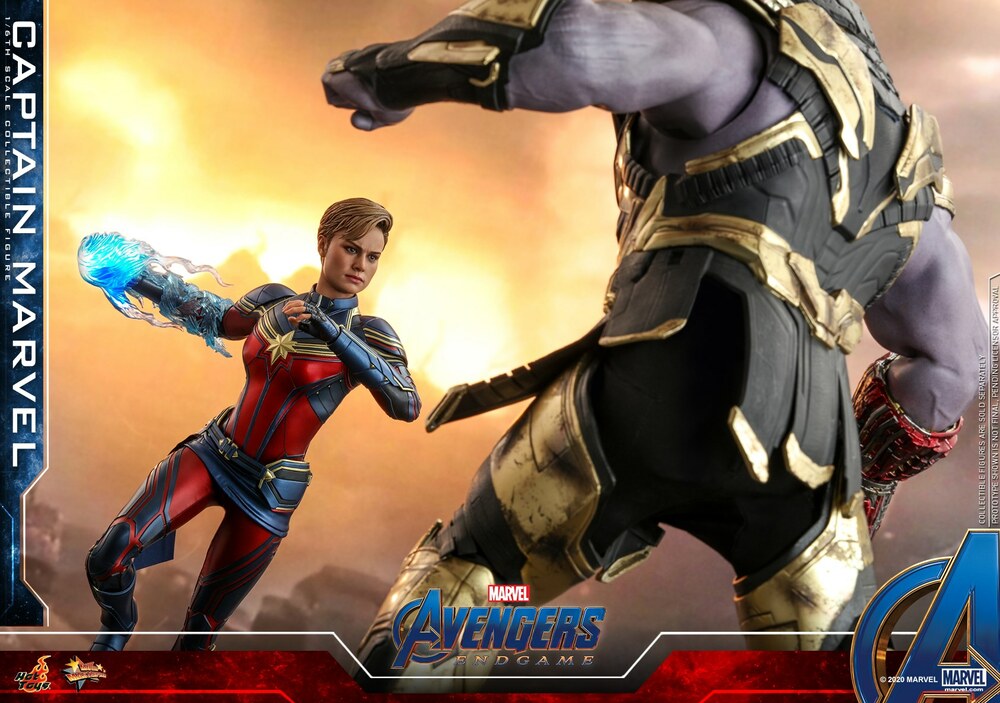 Pedido Figura Captain Marvel - Avengers Endgame marca Hot Toys MMS575 escala 1/6