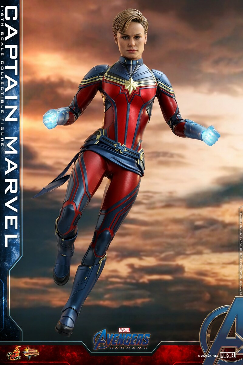 Pedido Figura Captain Marvel - Avengers Endgame marca Hot Toys MMS575 escala 1/6