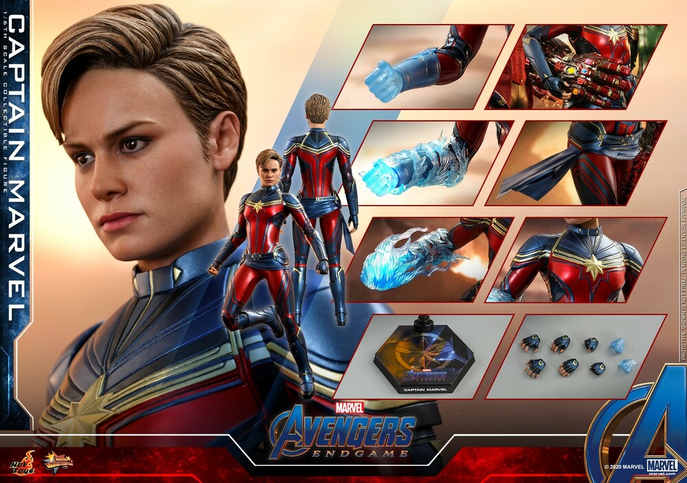 Pedido Figura Captain Marvel - Avengers Endgame marca Hot Toys MMS575 escala 1/6