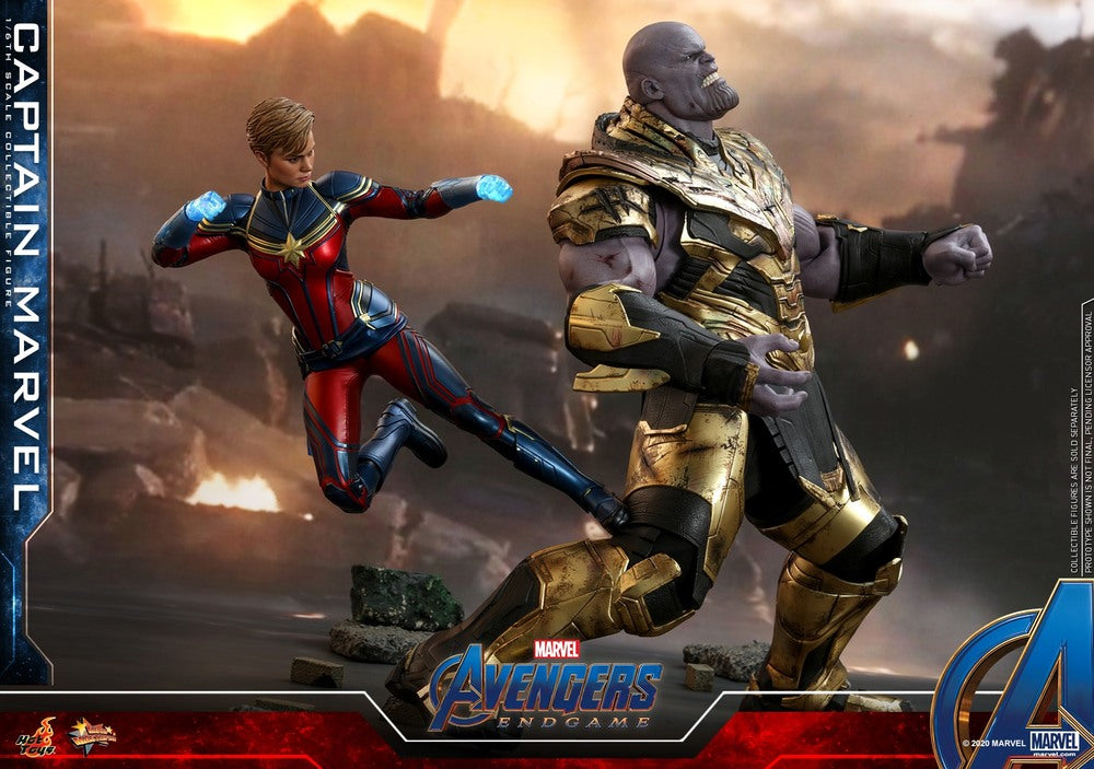 Pedido Figura Captain Marvel - Avengers Endgame marca Hot Toys MMS575 escala 1/6