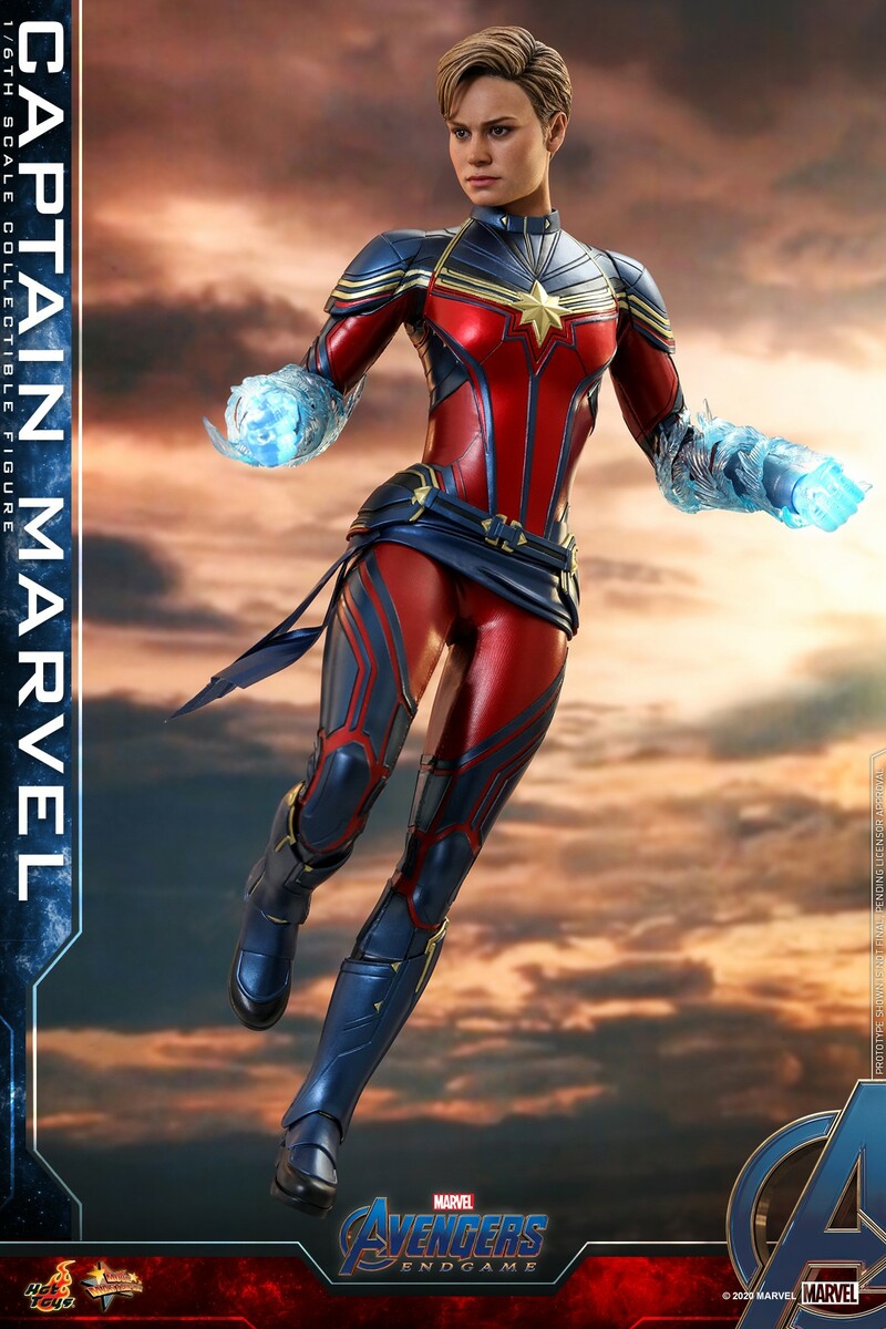 Pedido Figura Captain Marvel - Avengers Endgame marca Hot Toys MMS575 escala 1/6