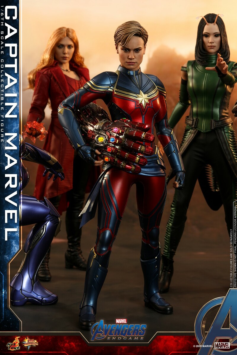 Pedido Figura Captain Marvel - Avengers Endgame marca Hot Toys MMS575 escala 1/6