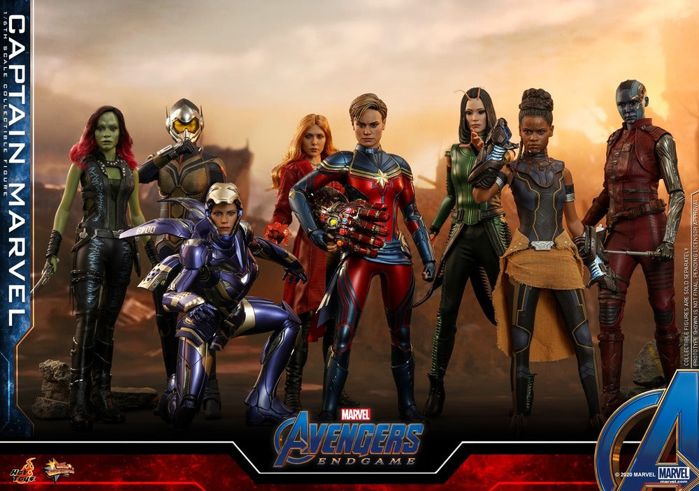 Pedido Figura Captain Marvel - Avengers Endgame marca Hot Toys MMS575 escala 1/6