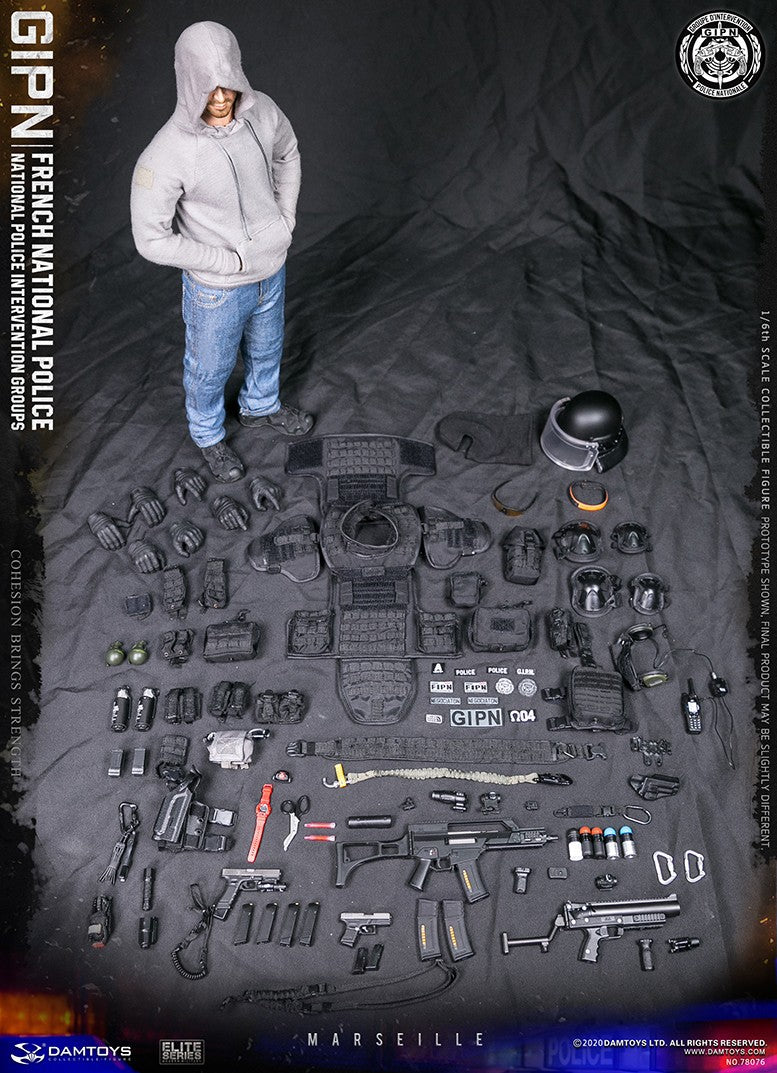 Pedido Figura French National Police GIPN Marseille marca Damtoys 78076 escala 1/6