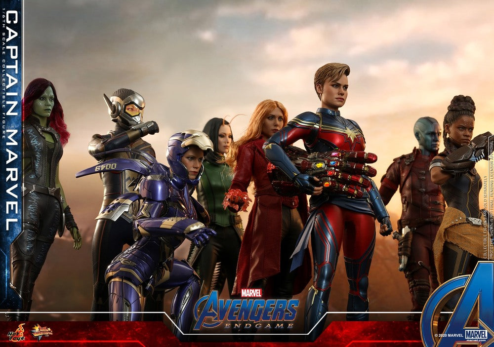 Pedido Figura Captain Marvel - Avengers Endgame marca Hot Toys MMS575 escala 1/6