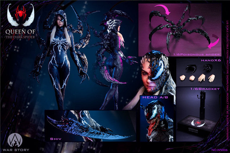 Pedido Figura Queen of the Dark Spider (Deluxe version) marca War Story WS006B escala 1/6