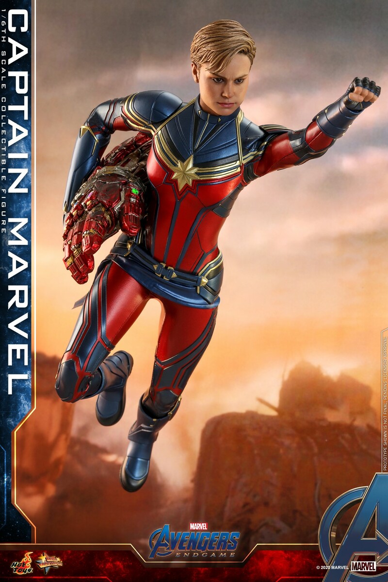 Pedido Figura Captain Marvel - Avengers Endgame marca Hot Toys MMS575 escala 1/6