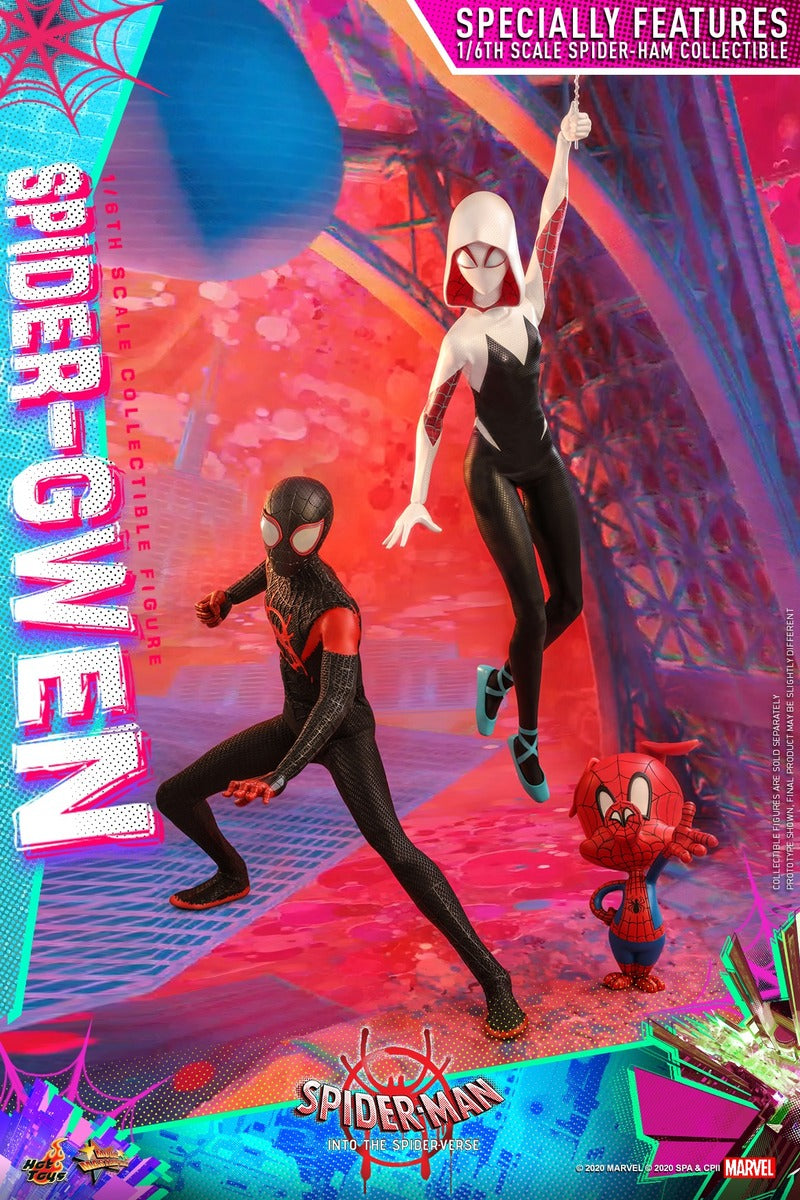 Pedido Figura Spider-Gwen - Spider-Man into the Spider-Verse marca Hot Toys MMS576 escala 1/6