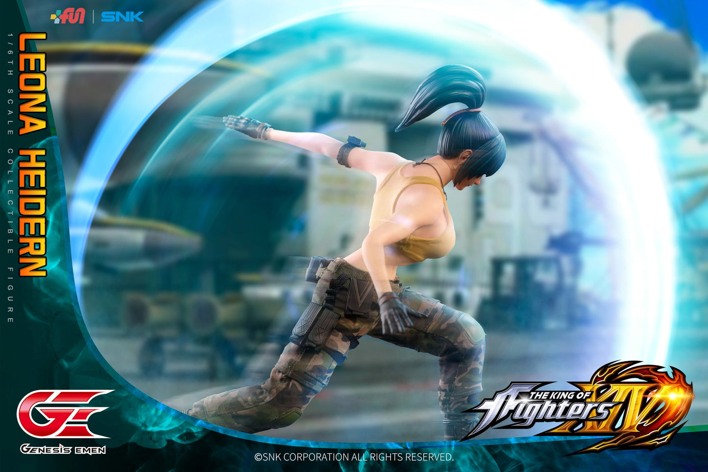 Pedido Figura Leona Heidern - SNK The King of Fighters XIV marca Genesis Emen KOF-LO01 escala 1/6
