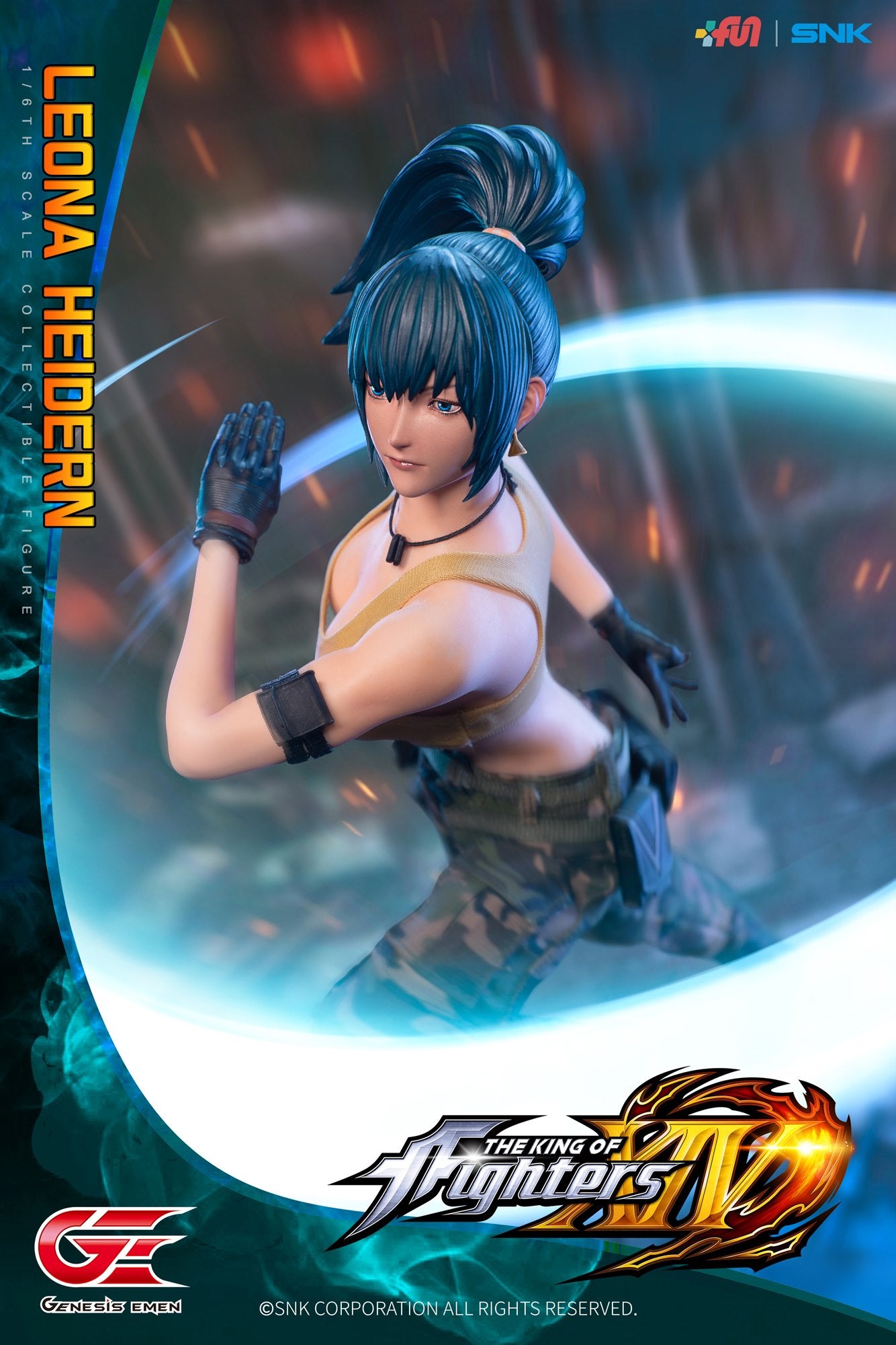 Pedido Figura Leona Heidern - SNK The King of Fighters XIV marca Genesis Emen KOF-LO01 escala 1/6
