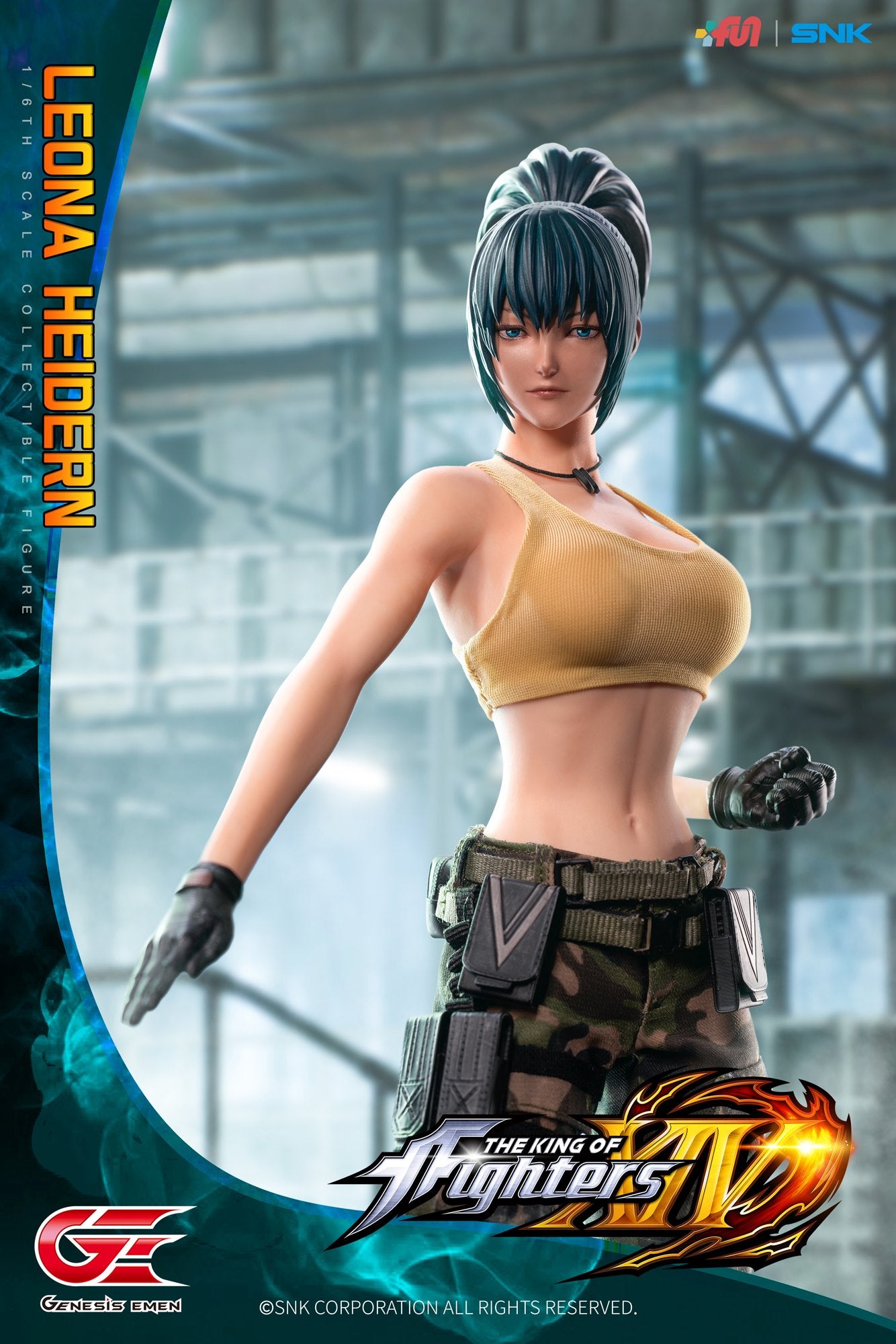 Pedido Figura Leona Heidern - SNK The King of Fighters XIV marca Genesis Emen KOF-LO01 escala 1/6
