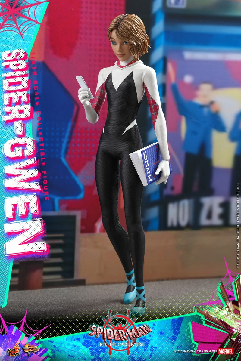 Pedido Figura Spider-Gwen - Spider-Man into the Spider-Verse marca Hot Toys MMS576 escala 1/6