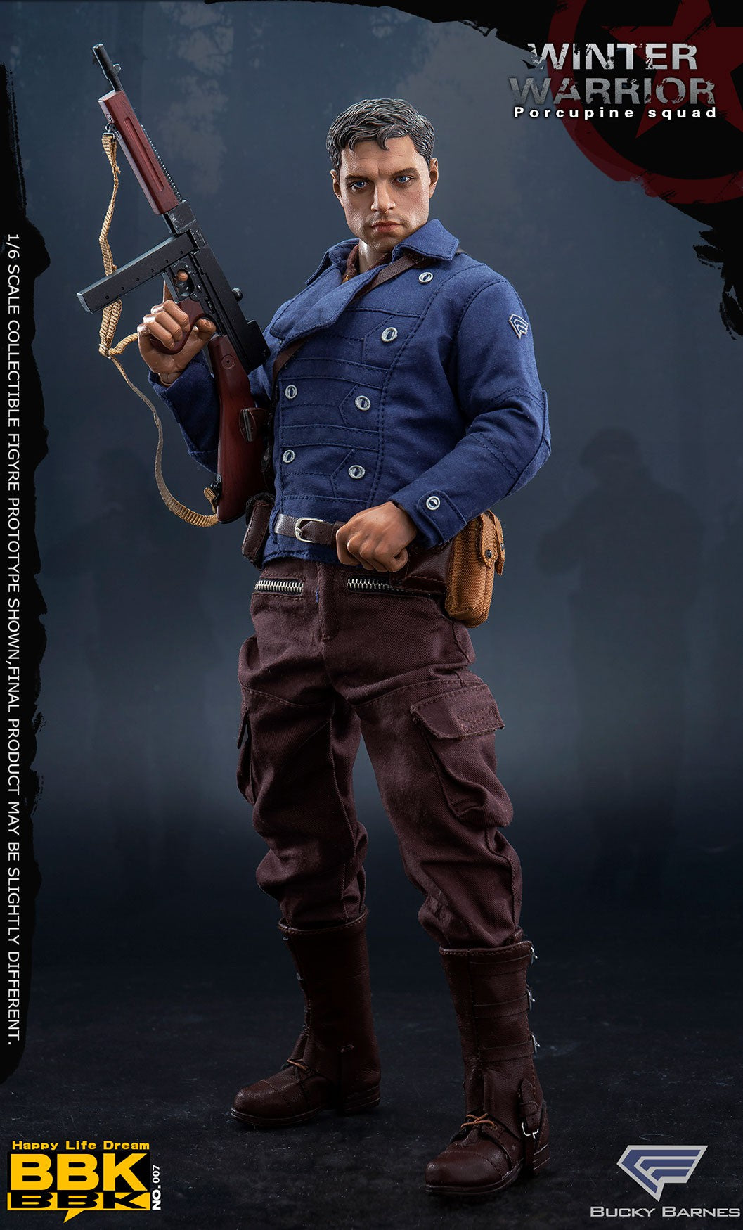 Pedido Figura Winter Warrior marca BBK BBK07 escala 1/6