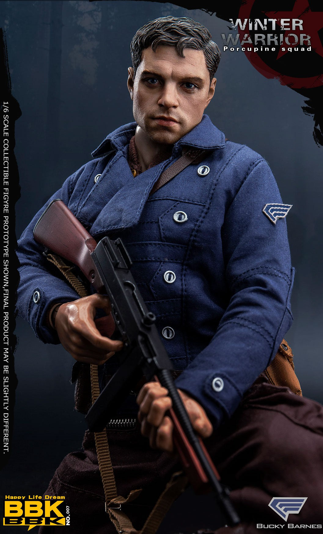 Pedido Figura Winter Warrior marca BBK BBK07 escala 1/6
