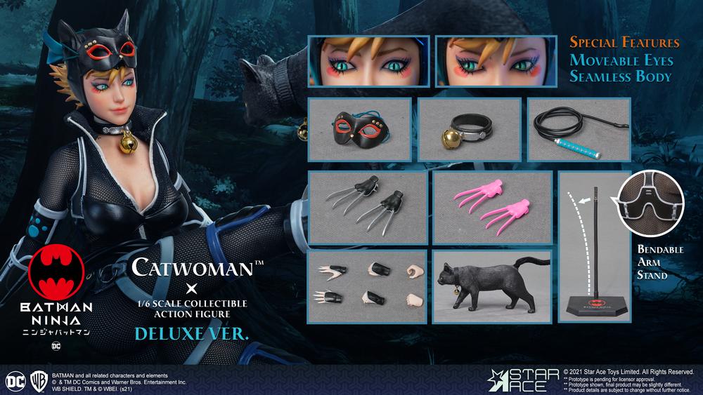 Pedido Figura Catwoman (versión Deluxe) en Batman Ninja marca Star Ace Toys SA0098D escala 1/6