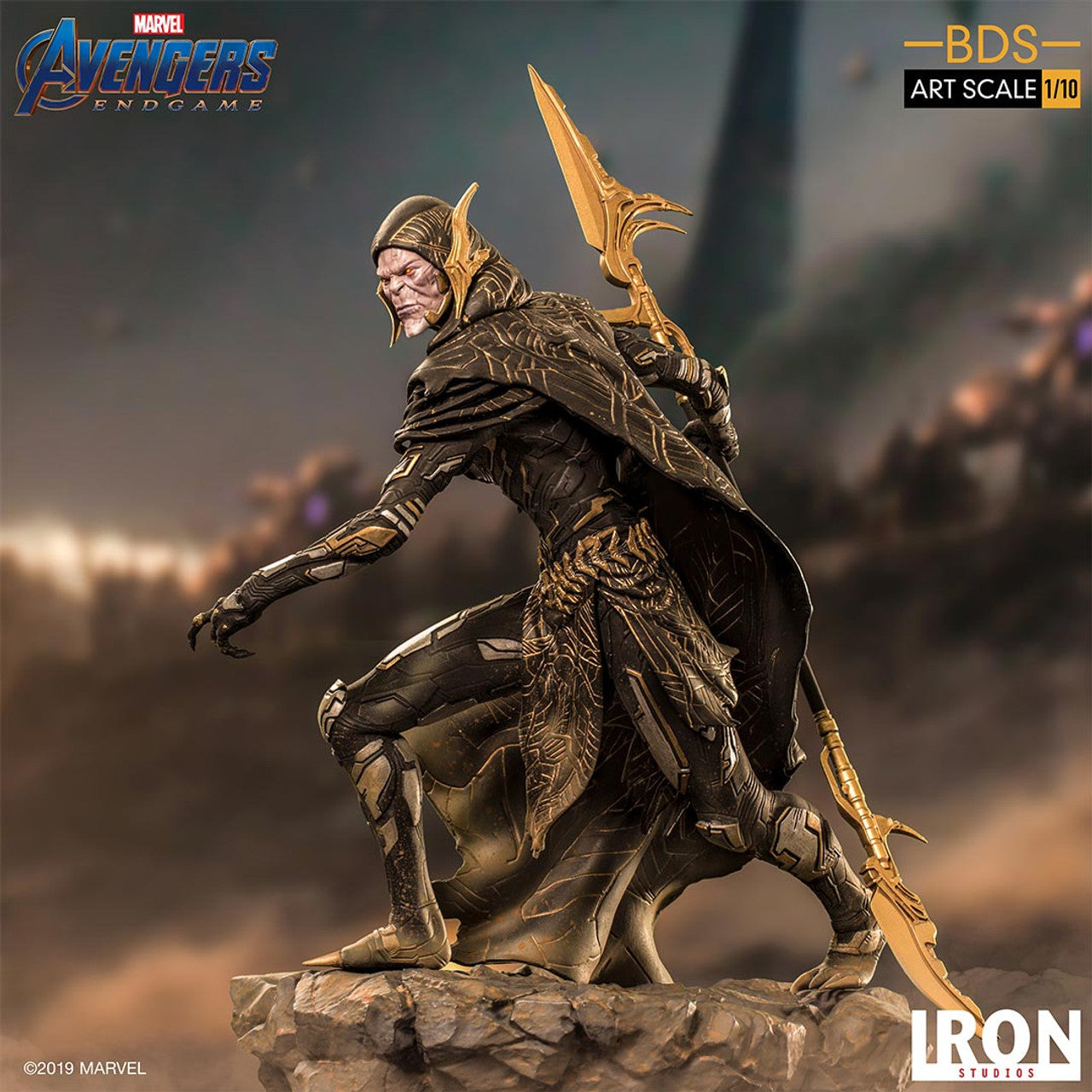 Pedido Estatua Corvus Glaive - Avengers: Endgame - Battle Diorama Series (BDS) - marca Iron Studios escala de arte 1/10